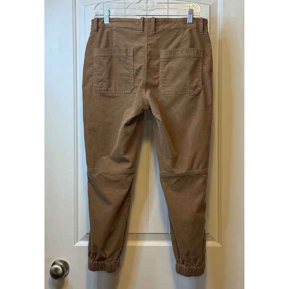 Banana‎ Republic Corduroy Cargo Pants Jogger Ankle Zip Women 10S Workwear # - Picture 3 of 10